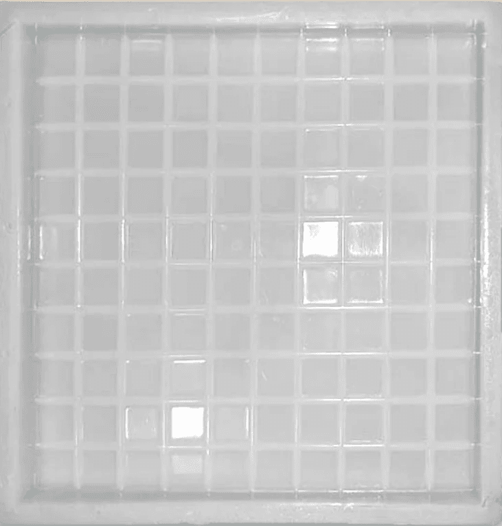 Tile Mould 12x12 - Plain (100 Dabbi)
